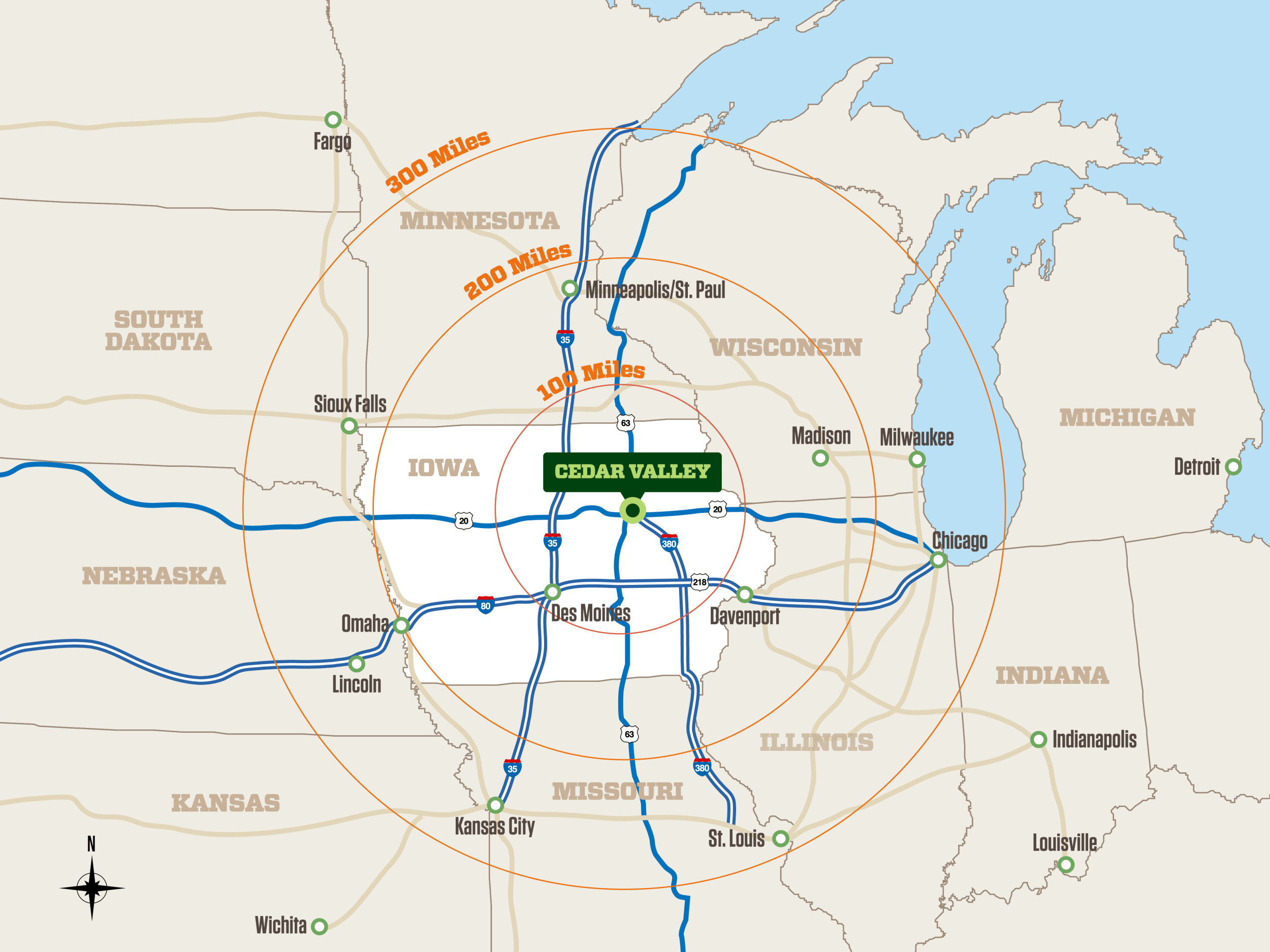 Maps Cedar Valley Regional Partnership